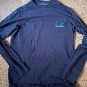 Navy vineyard vines long sleeve